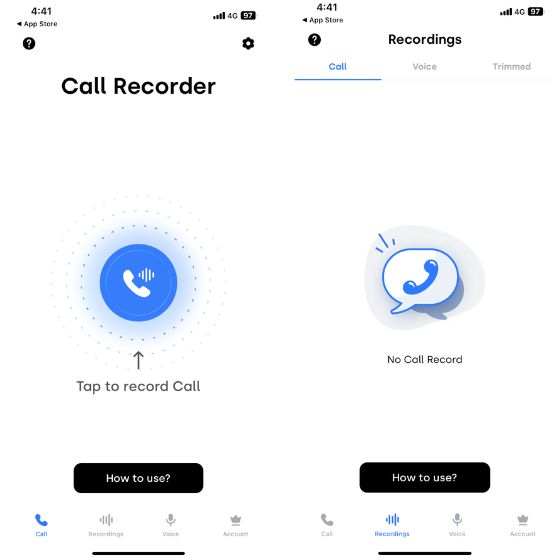 Car Recorder app for iOS