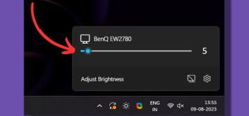 External Monitor brightness featured image