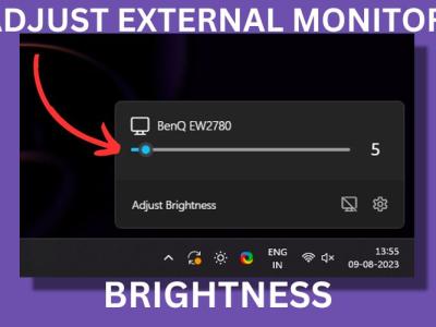 External Monitor brightness featured image