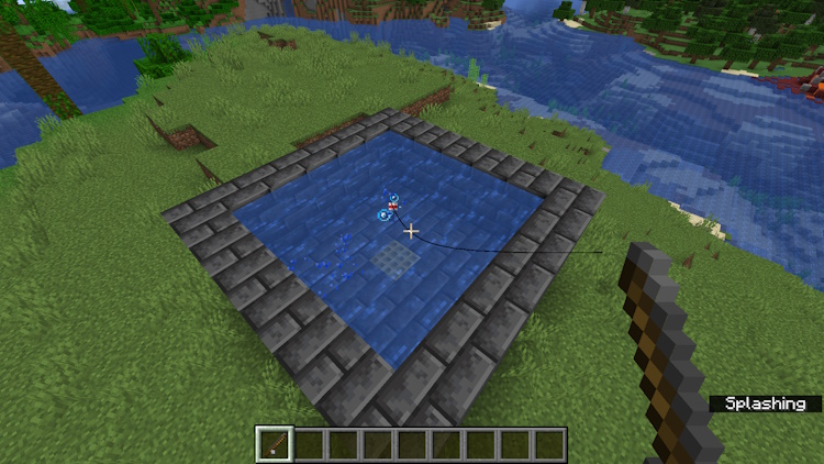 Minimum requirements for fishing up treasure items in Minecraft