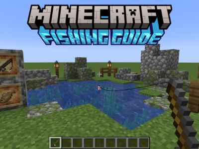 Lite fiskedam i Minecraft