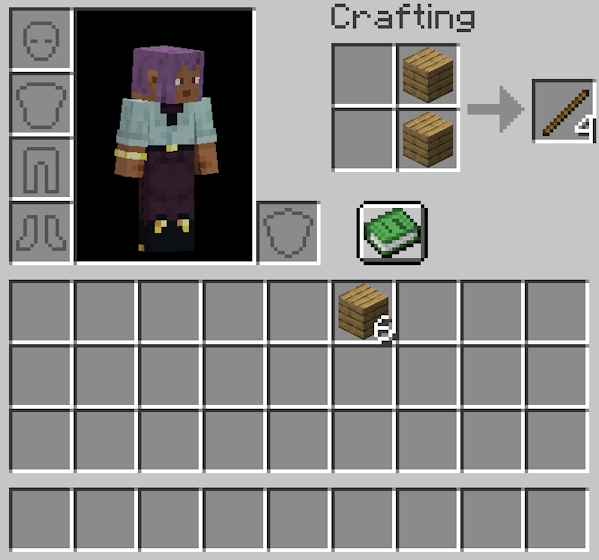 Crafting sticks