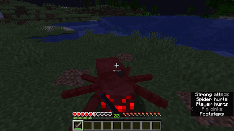Fighting with a spider