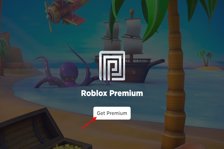 Get premium button