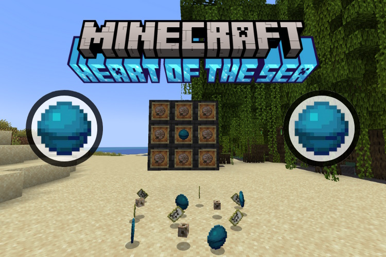 How To Get And Use Heart Of The Sea In Minecraft Beebom