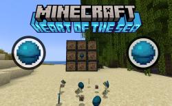 Heart of the sea items in Minecraft
