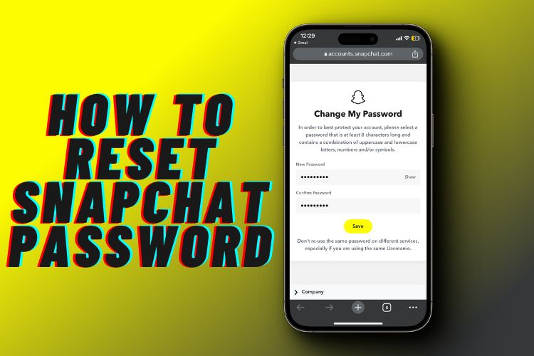 snapchat reset password without phone number