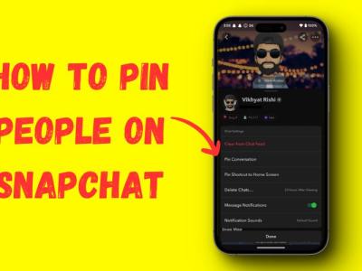 كيفية تثبيت الناس على Snapchat