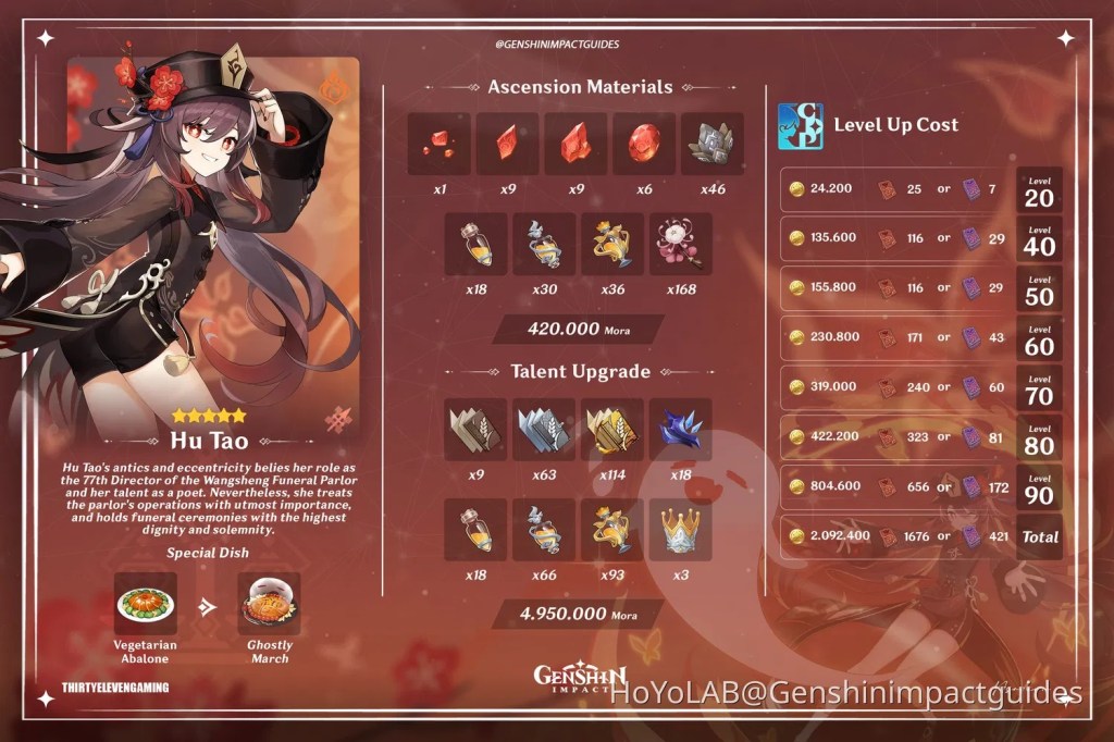 The best Genshin Impact Hu Tao build