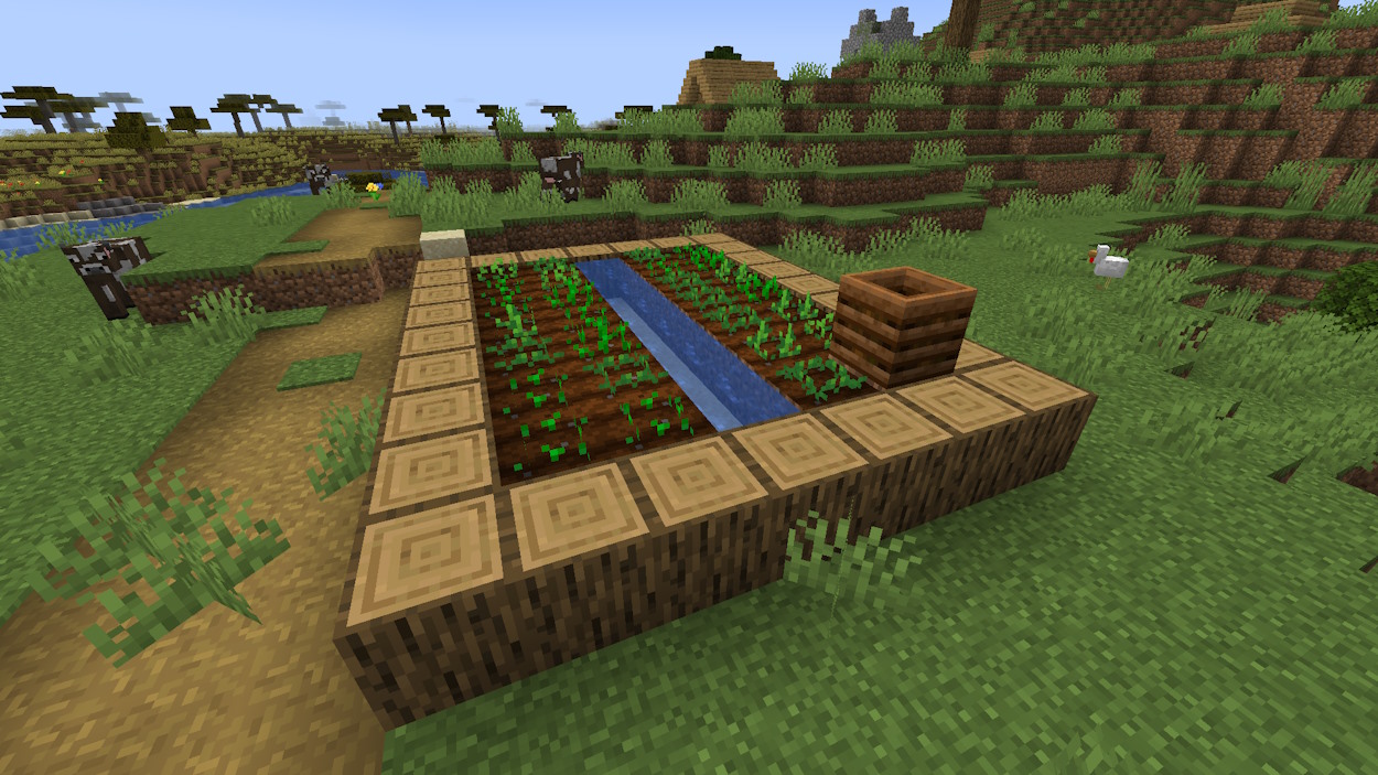 Naturally generated composter in a village 