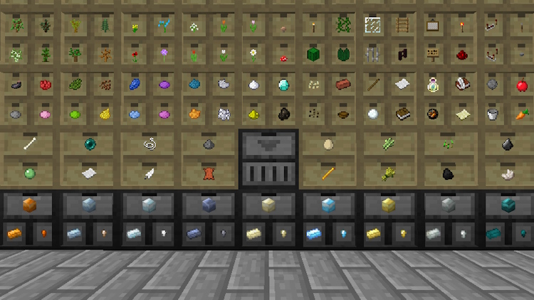 Storage Drawers Mod in Minecraft