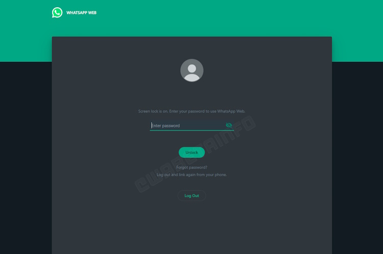 New Screen Lock feature for WhatsApp Web beta