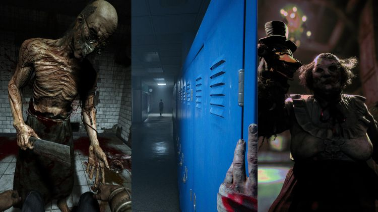 Outlast 1, 2 and Trials Gameplay Comparison