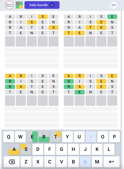 Wordle too easy? Quordle game offers 4 daily word puzzles at same time