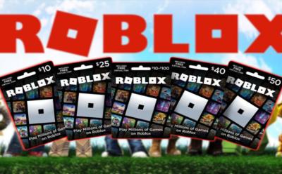 Roblox gift card cover