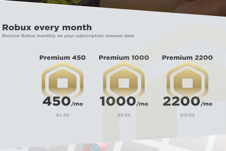 Your first 1,000 Robux