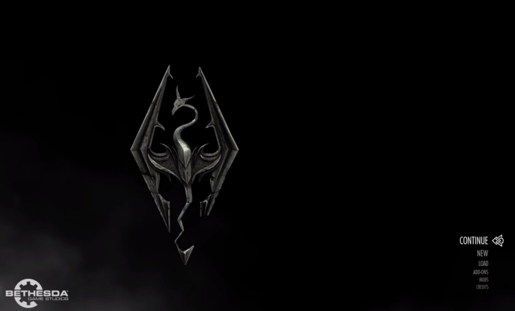 Skyrim menu