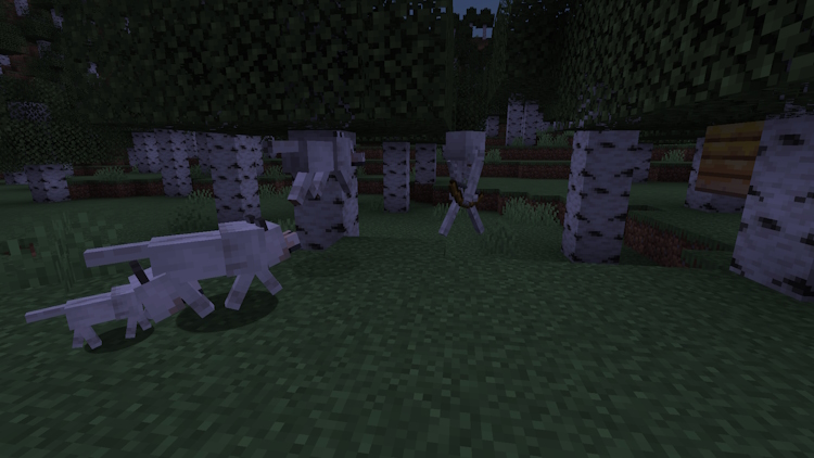 tamed wolf minecraft