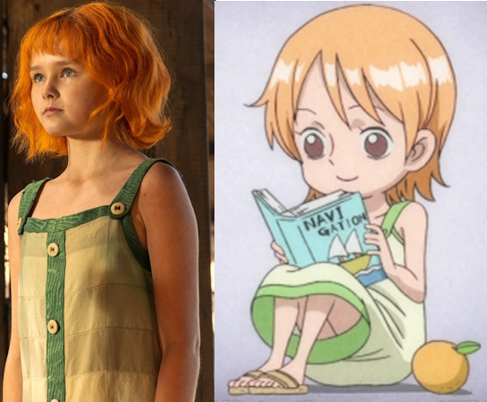 Young Nami in One Piece Live Action