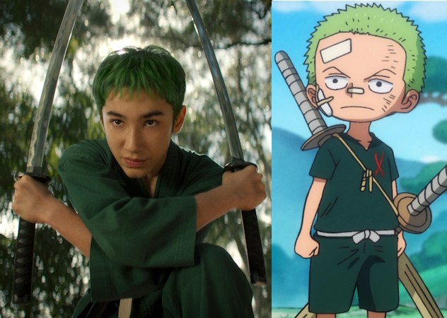 Young Zoro in One Piece Live Action