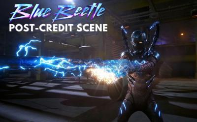 blue beetle post credit scene