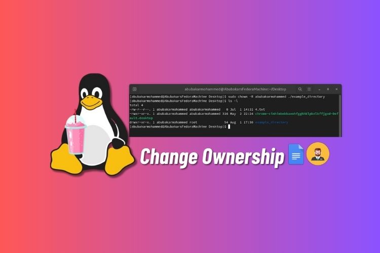 How to Change User Ownership in Linux - wide 3