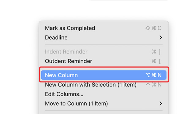 Cómo utilizar la función Tablero Kanban en Recordatorios en macOS Sonoma