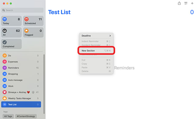 How to Use the Kanban Board Feature in Reminders in macOS Sonoma
