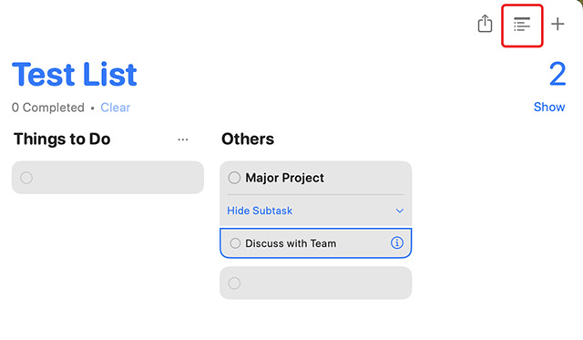 Crea una nuova colonna nella scheda Kanban utilizzando il pulsante