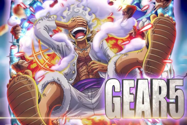 Official image of Luffy's Gear 5