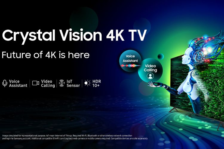 samsung crystal vision 4k tv launched