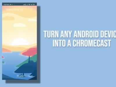 Kapcsolja be az Android -eszközöket Chromecast eszközré