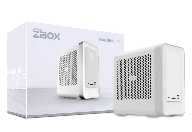 zotac zbox magnus one mini pc in white 