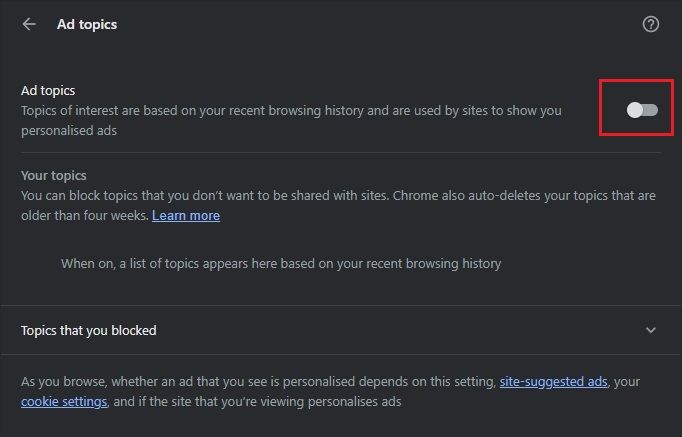 How to Disable Chrome’s New Targeted Ads System
