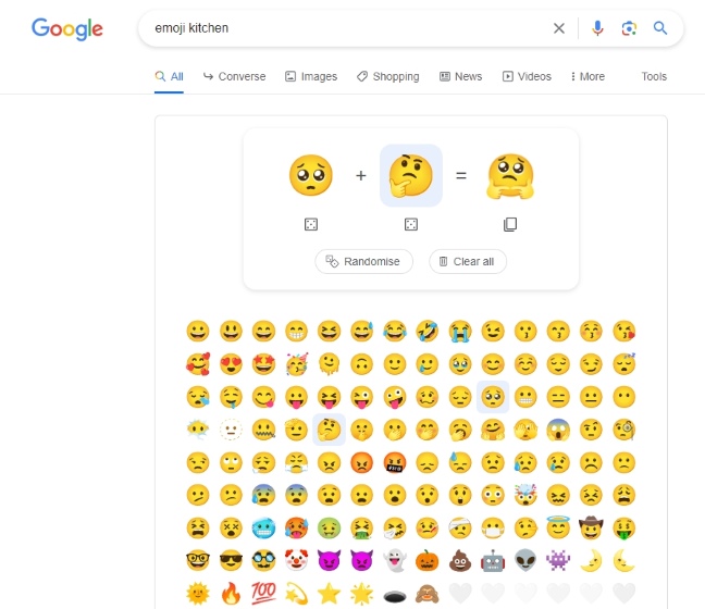 create emoji combo using emoji kitchen