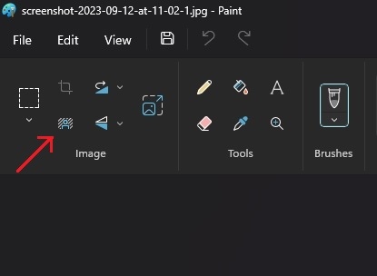 background removal tool in paint app on windows 11
