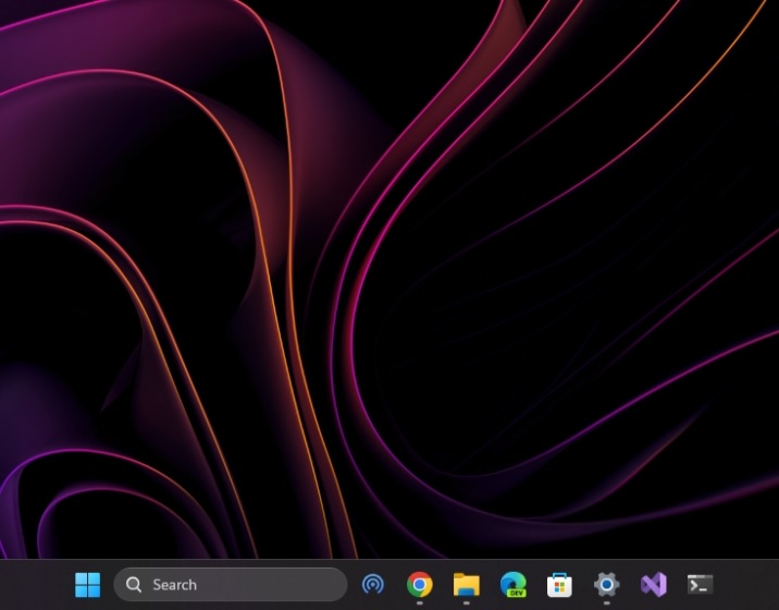 windows 11 taskbar