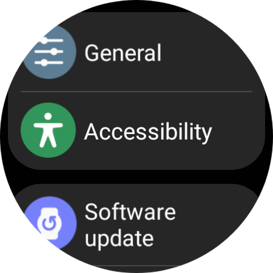 Accessibility in Settings