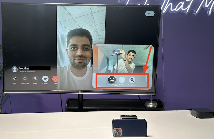 Apple TV FaceTime Call