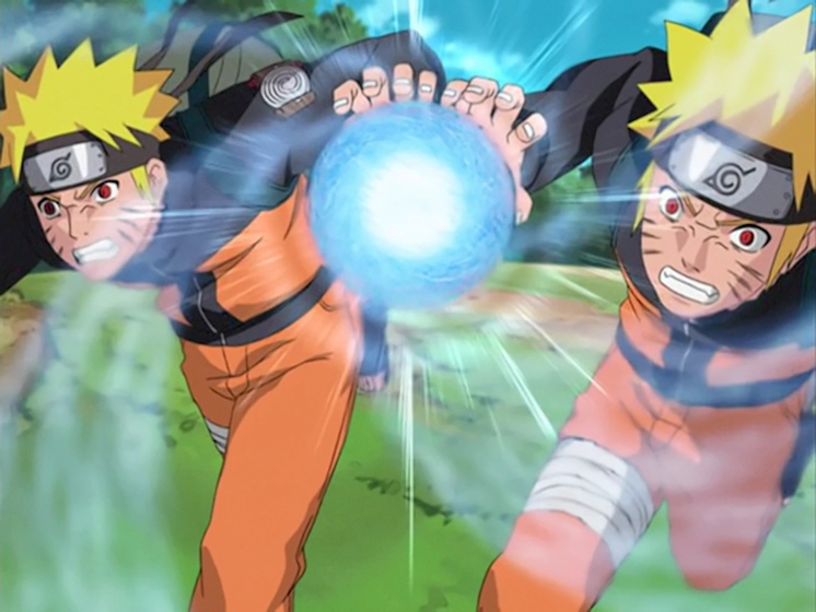 Naruto using Big Ball Rasengan