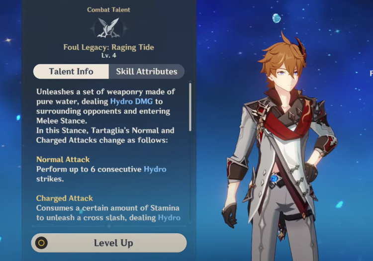 Childe Genshin Impact: melhores construções, armas e artefatos 2 Habilidade Elemental Childe