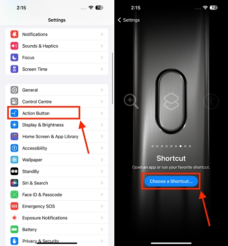 Customize the Action Button on iPhone 15 Pro 