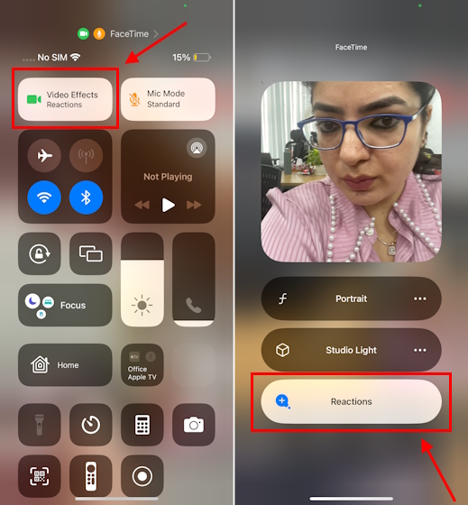 Enable Reactions for video calls