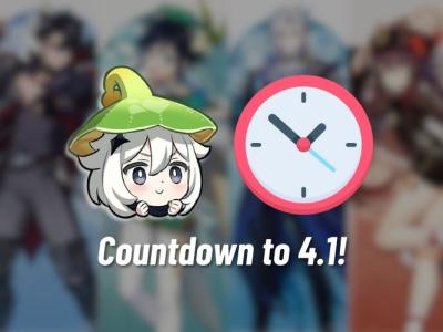 Genshin Impact 4.1 Countdown -datum en tijd