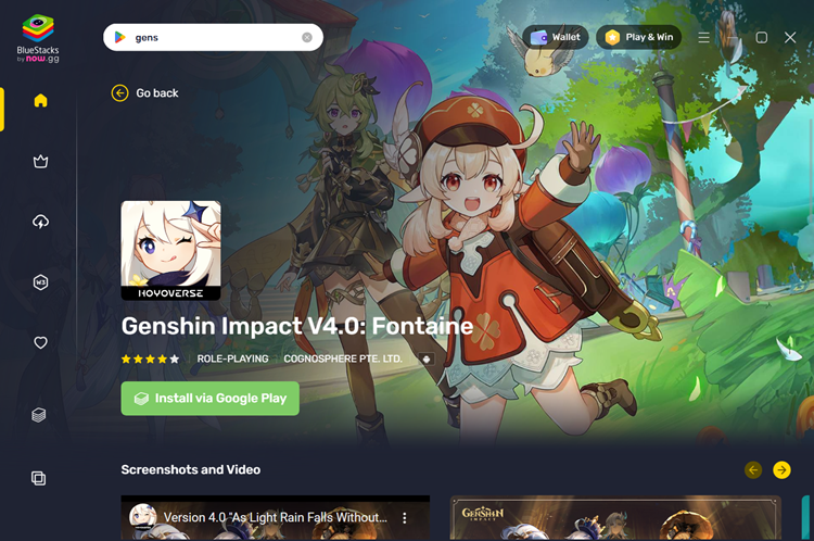 Genshin Impact on BlueStacks