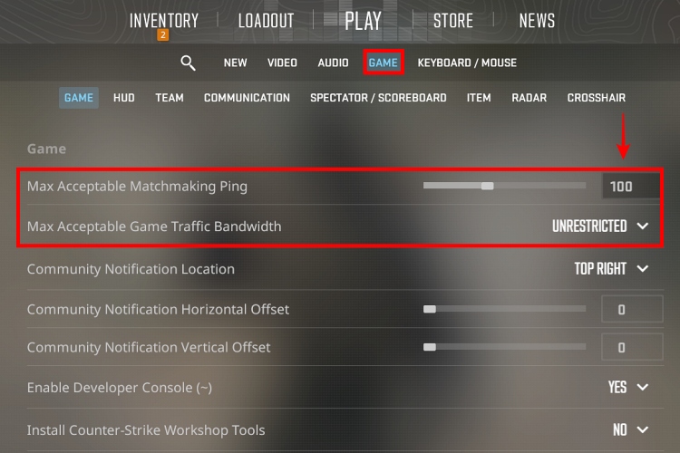 How To Set Max Ping In Counter Strike 2 CS2 Game