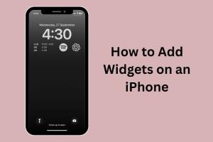 How to Add Widgets on iPhone (2024 Guide)
