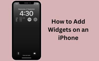 How to Add Widgets on an iPhone