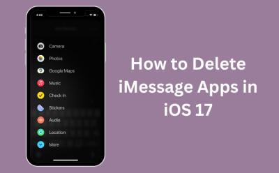 How to Delete iMessage Apps in iOS 17