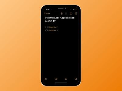 How to Link Apple Notes on iPhone in iOS 17